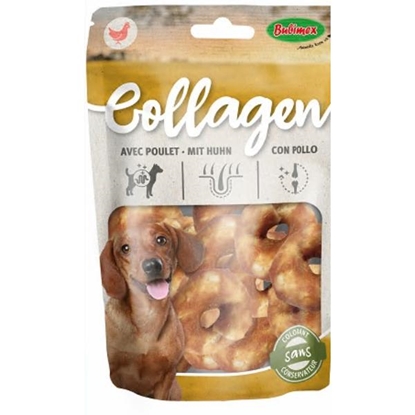 Picture of Bubimex Collagen Chicken Rings Dog Treats - 18 Rings